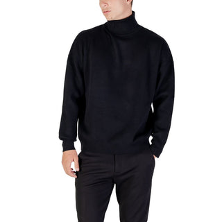 Schwarzes Viskose-Sweatshirt