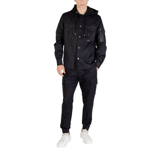 Schwarze Freizeithose aus Viskose
