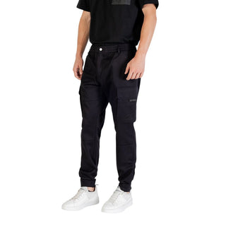 Schwarze Freizeithose aus Viskose