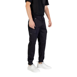 Schwarze Freizeithose aus Viskose