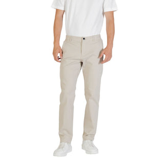 Beige Freizeithose aus Polyester