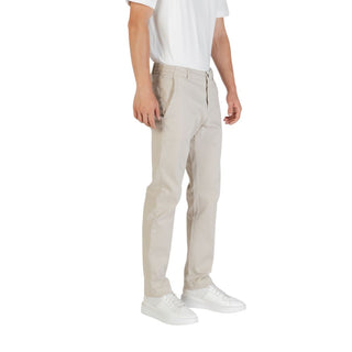 Beige Freizeithose aus Polyester
