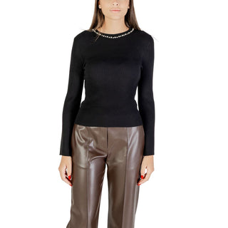 Schwarzes Viskose-Sweatshirt
