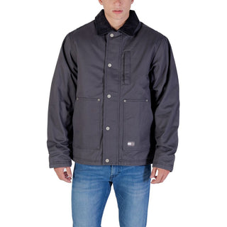 Chaqueta de mezclilla de algodón reciclado gris