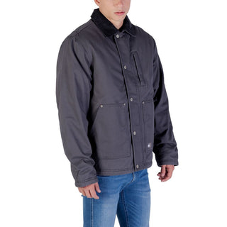 Gray Recycled Cotton Denim Jacket