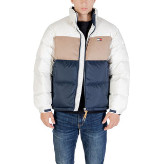 Bomber de poliéster reciclado crema
