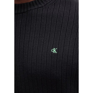 Schwarzes Baumwoll-Sweatshirt