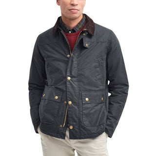 Gray Cotton Full-Length Jacket