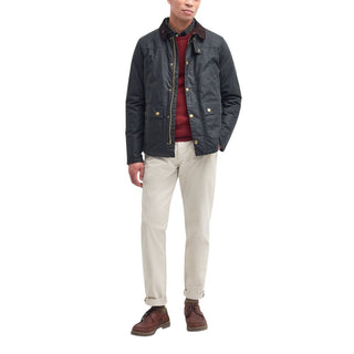 Gray Cotton Full-Length Jacket