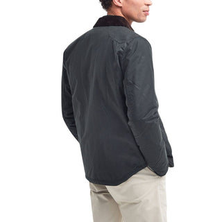Gray Cotton Full-Length Jacket