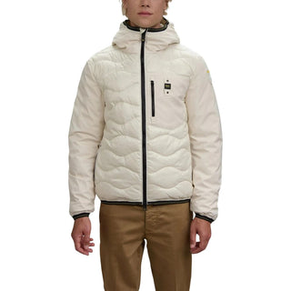 Chaqueta blanca de poliamida tipo shell