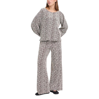 Braune Freizeithose aus Polyester