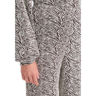 Braune Freizeithose aus Polyester