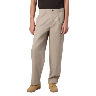 Beige Baumwoll Freizeithose
