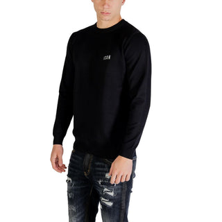 Black Viscose Sweatshirt