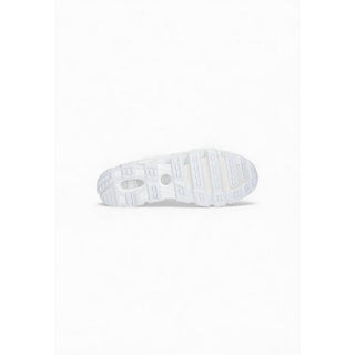 White Synthetic Athletic Sneakers