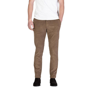 Braune Freizeithose aus Baumwolle
