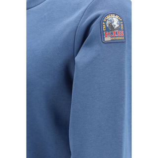 Blaues Baumwoll-Sweatshirt