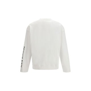White Cotton Sweatshirt