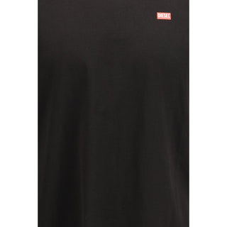 Camiseta de algodón negro