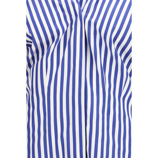 Blue Cotton Pattern Shirt