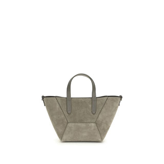 Schultertasche aus braunem Kalbsleder vom Bos Taurus
