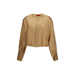 Beige Lycra Blouse
