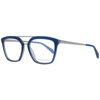 Gafas (montura) de metal y plástico azul