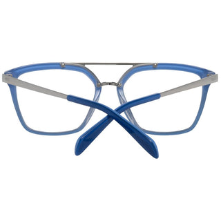 Gafas (montura) de metal y plástico azul