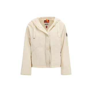 Beige Polyamide Shell Jacket