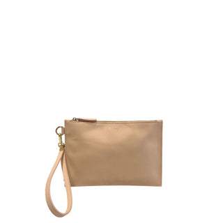 Pinke Damen-Clutch aus Polyurethan