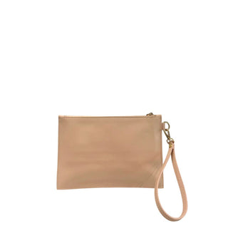 Pinke Damen-Clutch aus Polyurethan