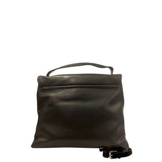 Damenhandtasche aus schwarzem PU-Leder