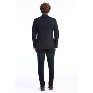 Blue Wool Two-Piece Suit