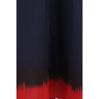 Blue Viscose Casual Dress