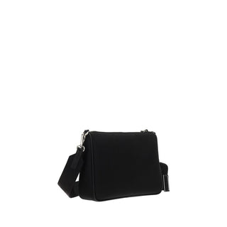 Black Recycled Polyamide Shoulder Bag