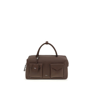 Braune Kalbslederhandtasche (Bos Taurus)