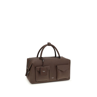 Braune Kalbslederhandtasche (Bos Taurus)