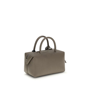 Gray Calf Leather Bos Taurus Handbag
