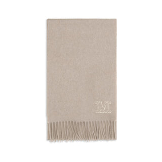 Bufanda de cachemira beige