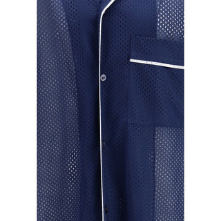 Ropa deportiva azul de poliéster