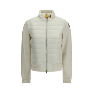 White Polyamide Bomber