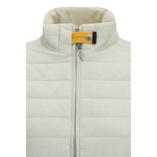 White Polyamide Bomber