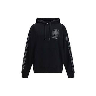 Schwarzes Baumwoll-Sweatshirt