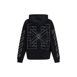 Schwarzes Baumwoll-Sweatshirt