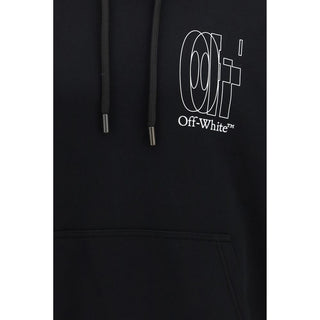 Schwarzes Baumwoll-Sweatshirt