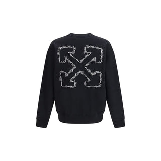 Black Cotton Sweatshirt