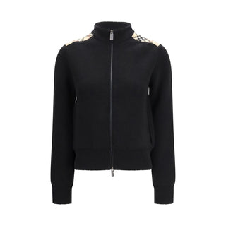 Black Wool Cardigan