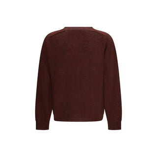Bordeaux-Leinen-Sweatshirt