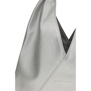 Silver Polyethylene Handbag